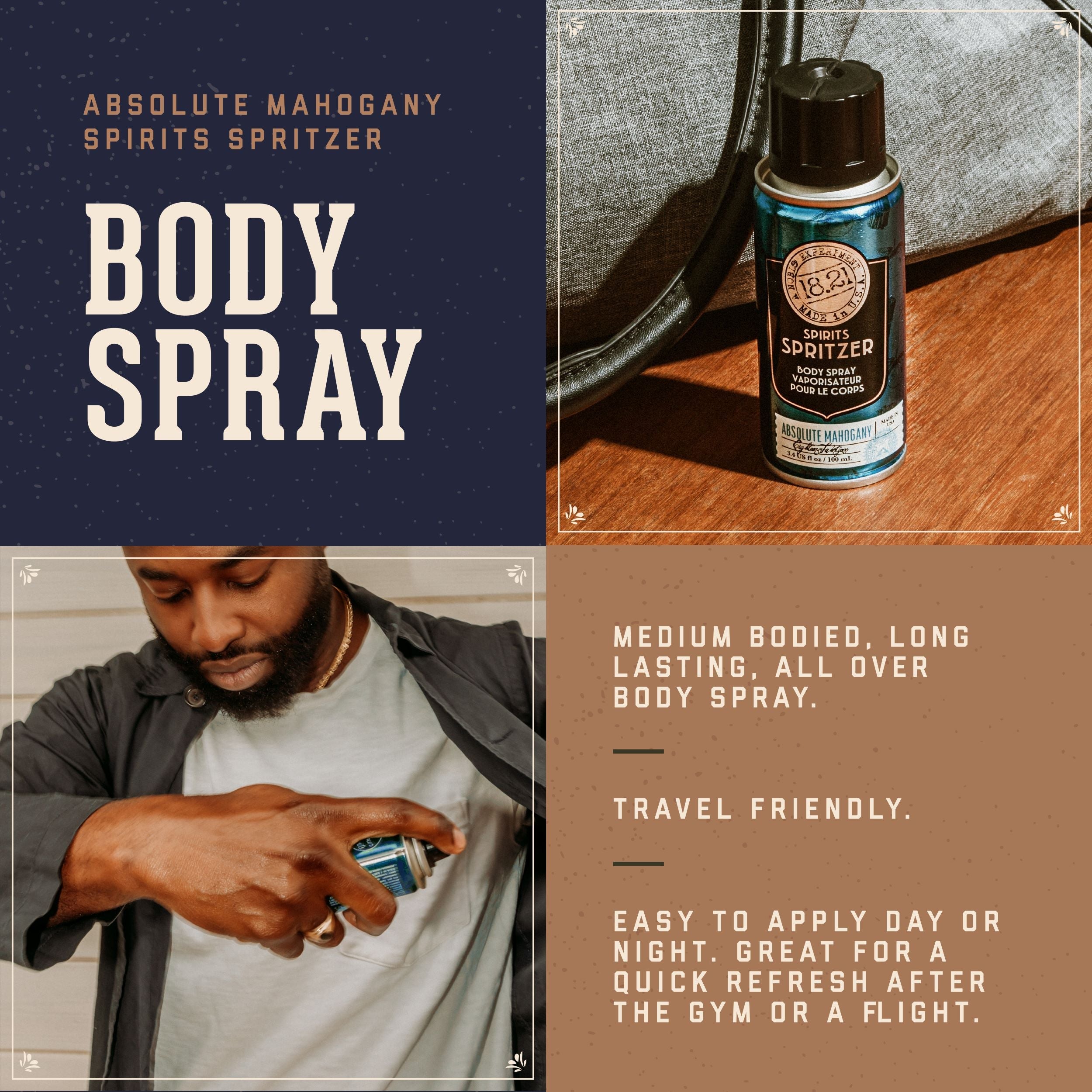 Spray Parfumé pour le Corps Absolute Mahogany