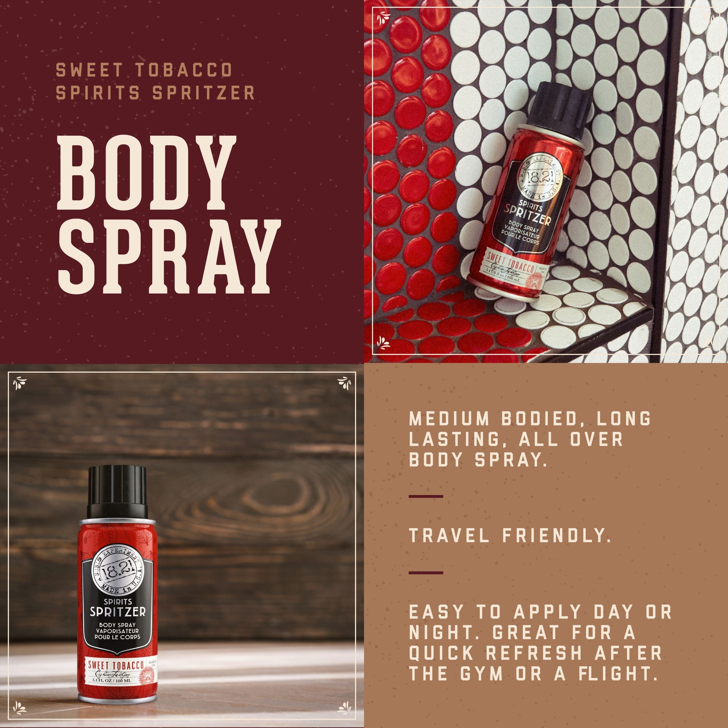 Spray Parfumé pour le Corps Sweet Tobacco