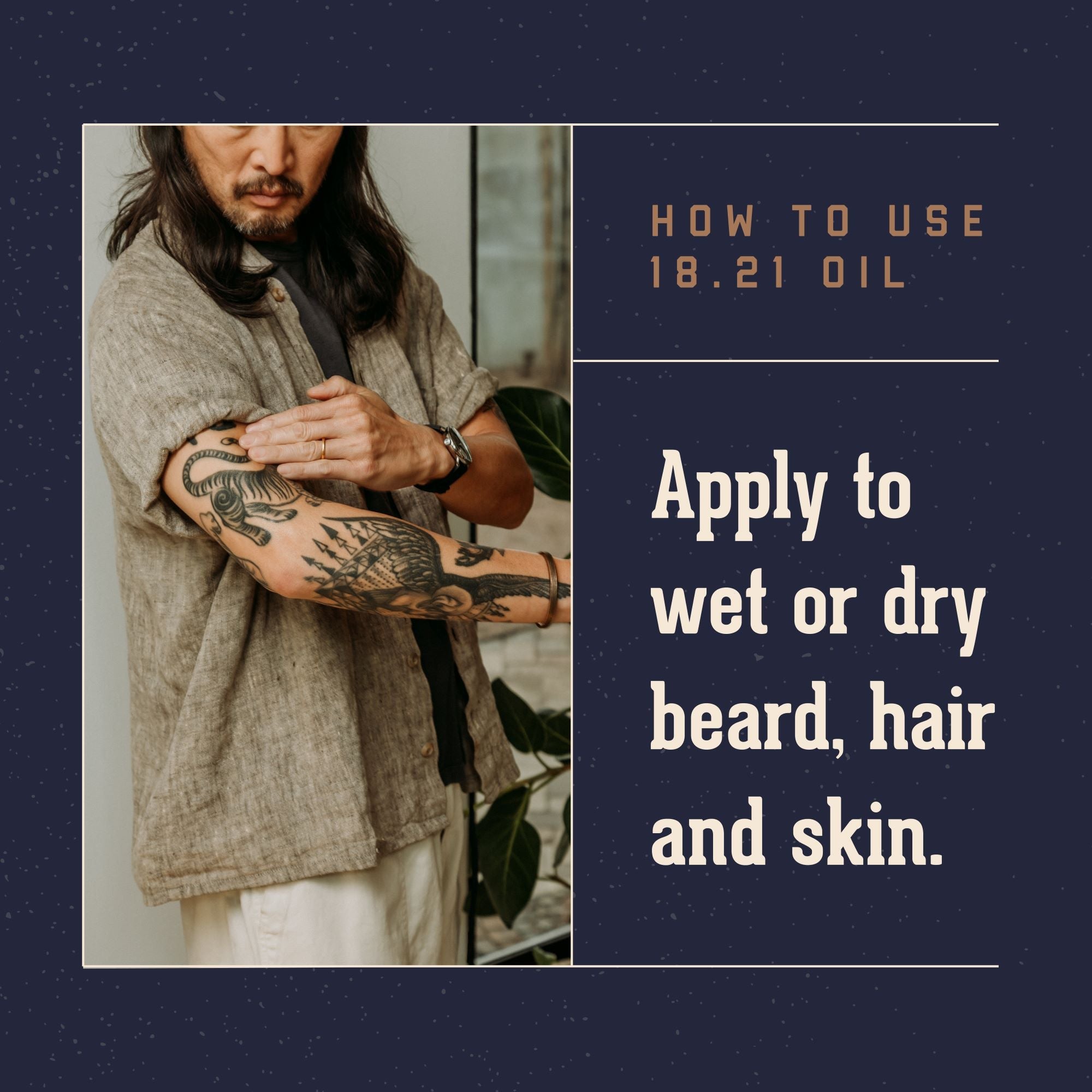 Oil - Huile pour barbe, cheveux et corps 60ml - Absolute Mahogany