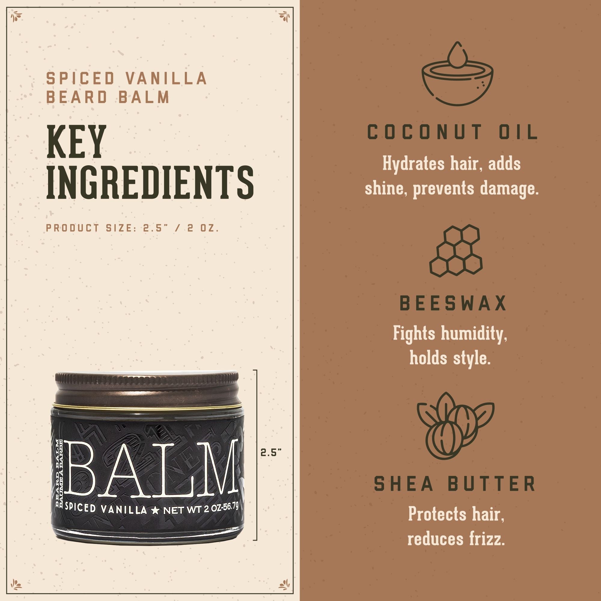 Baume à barbe - Spiced Vanilla