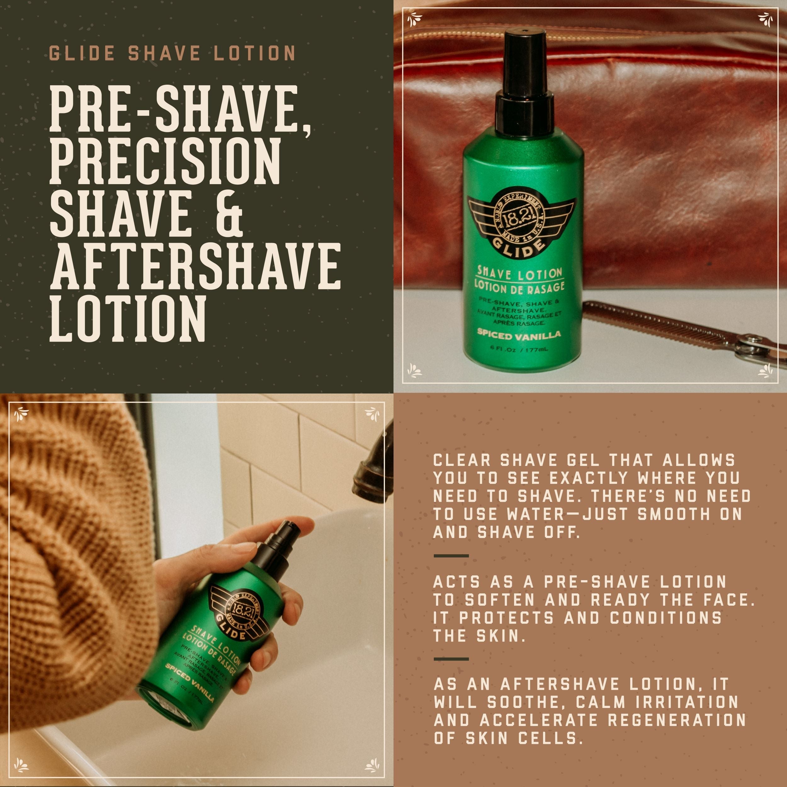 Sample Spiced Vanilla Glide Shave Lotion