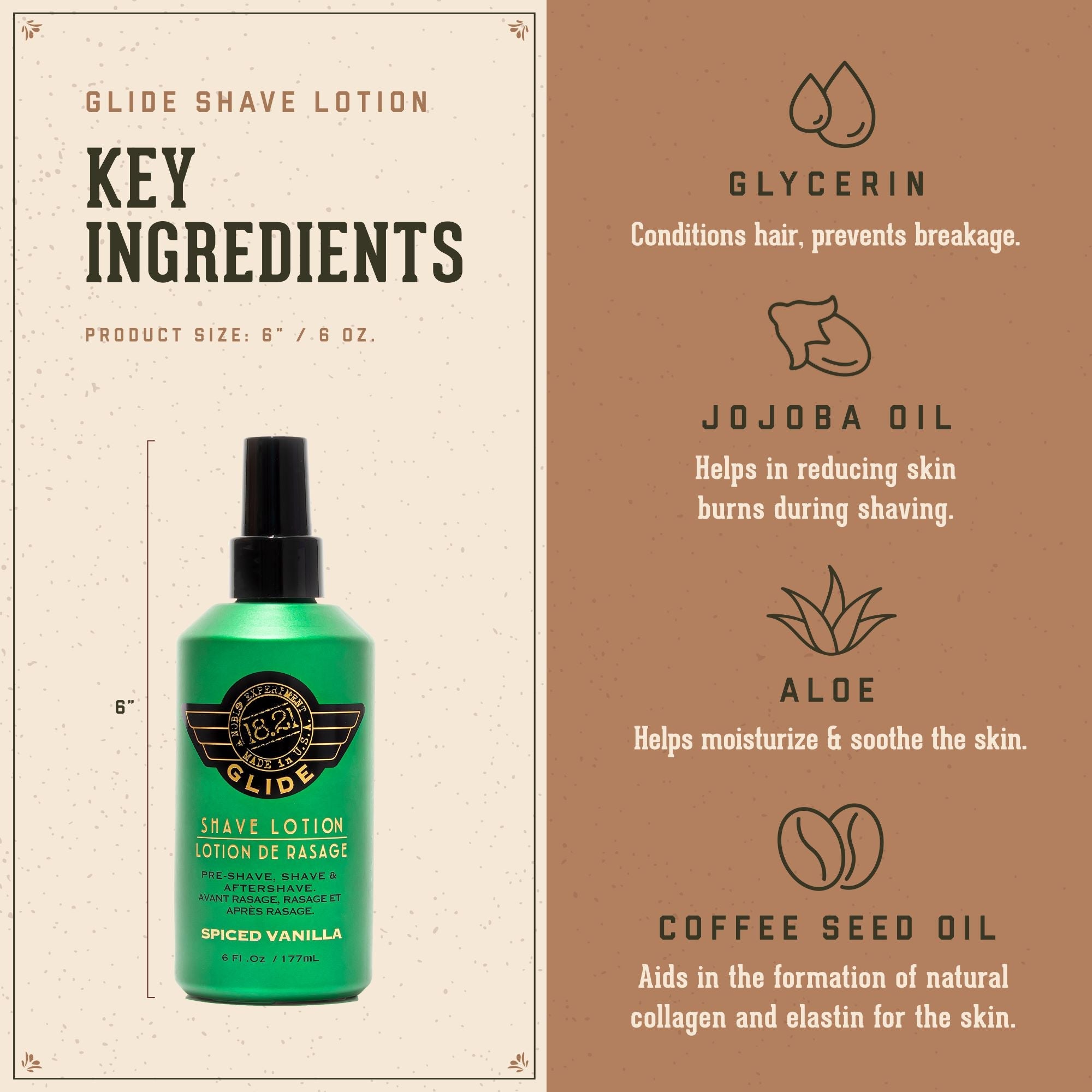 Lotion de Rasage - Spiced Vanilla