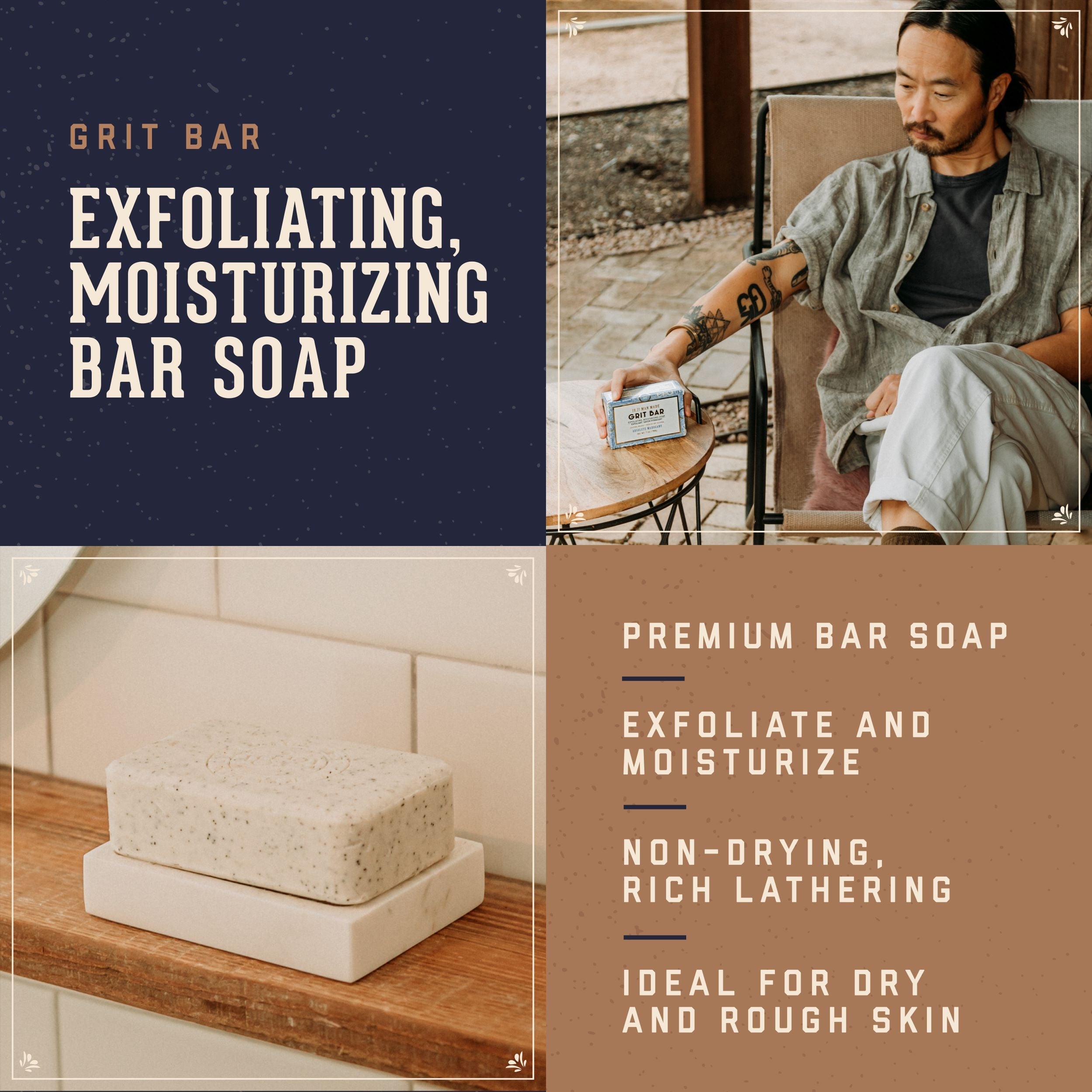 Savon Exfoliant et Hydratant Corps