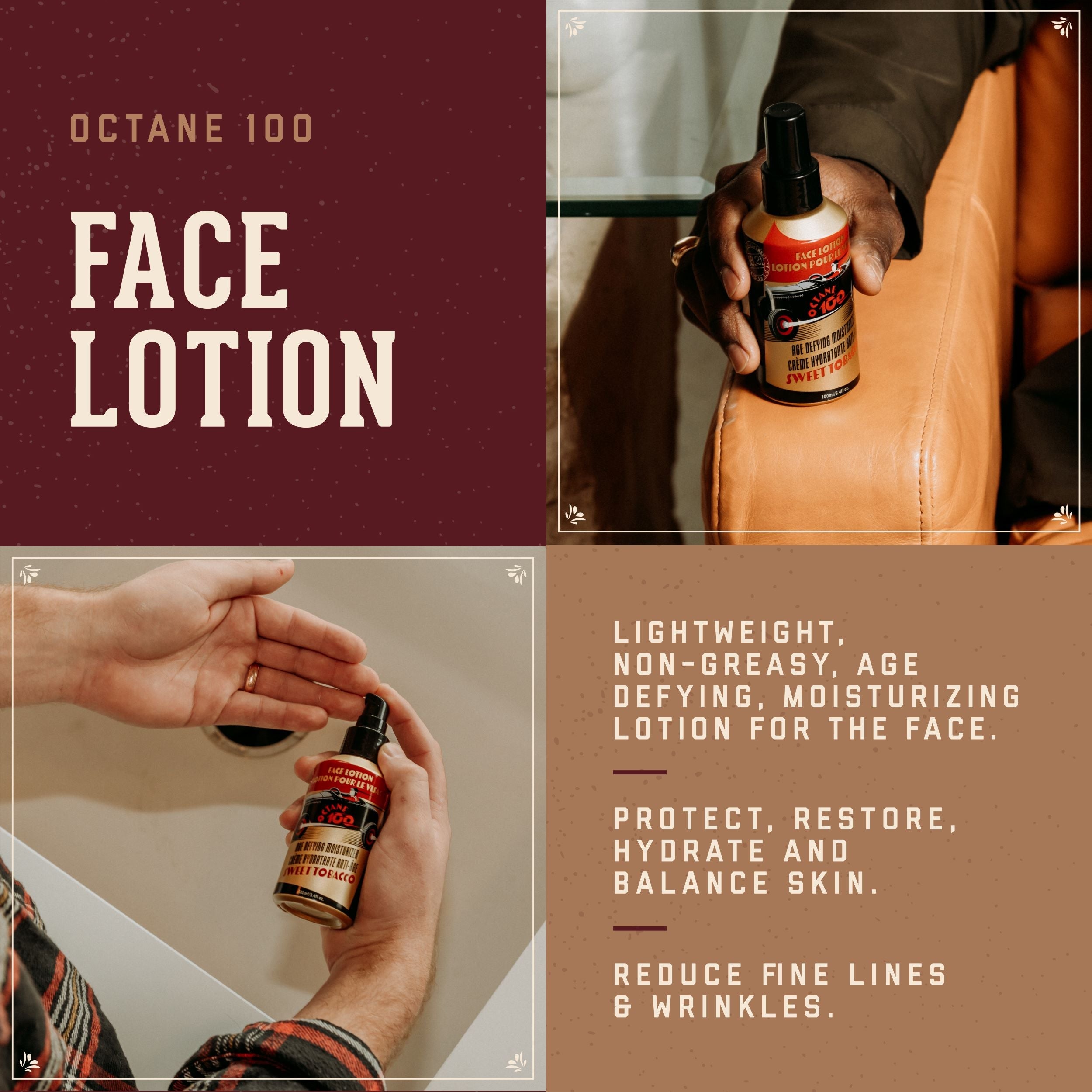 Crème Anti-âge Visage - Octane 100
