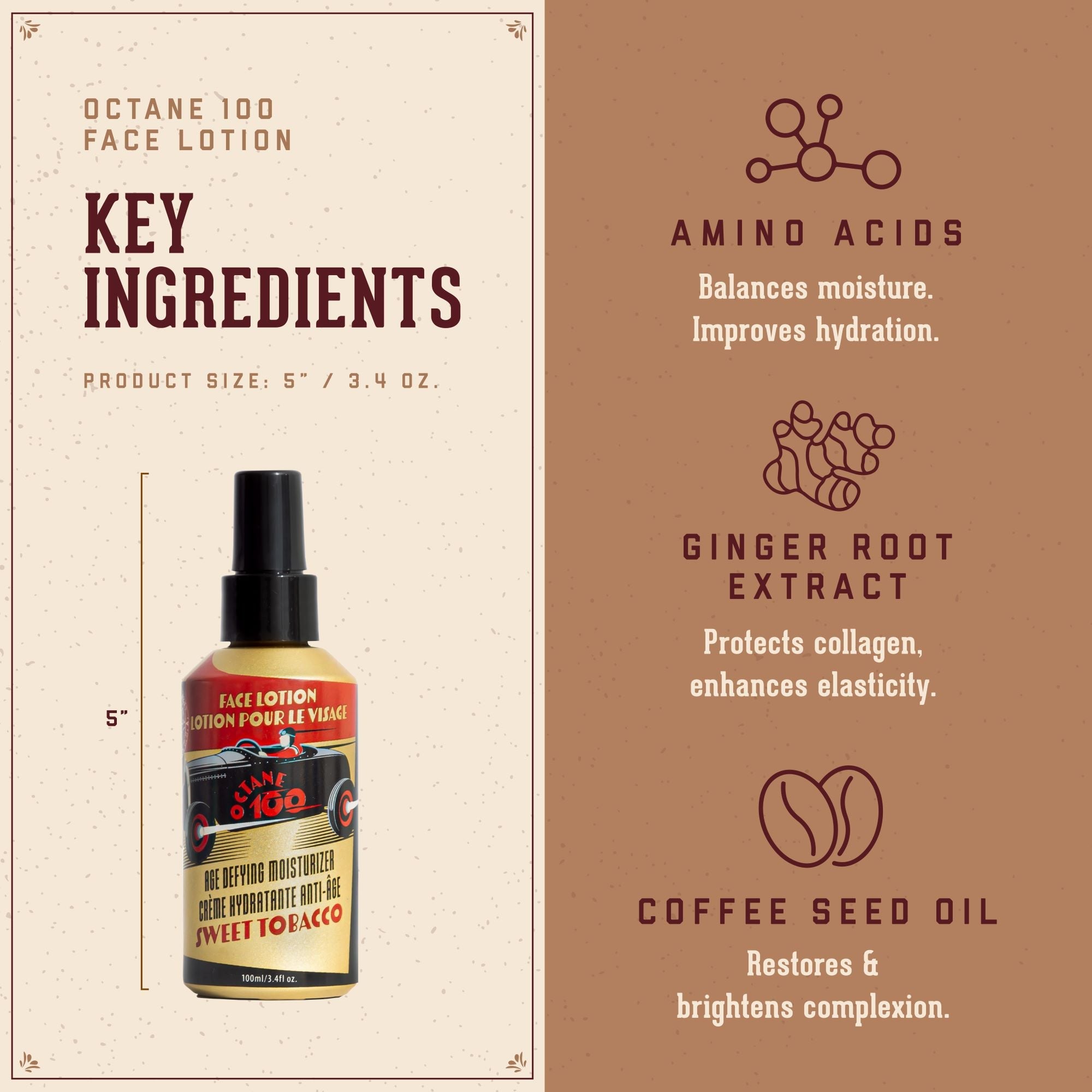 Crème Anti-âge Visage - Octane 100