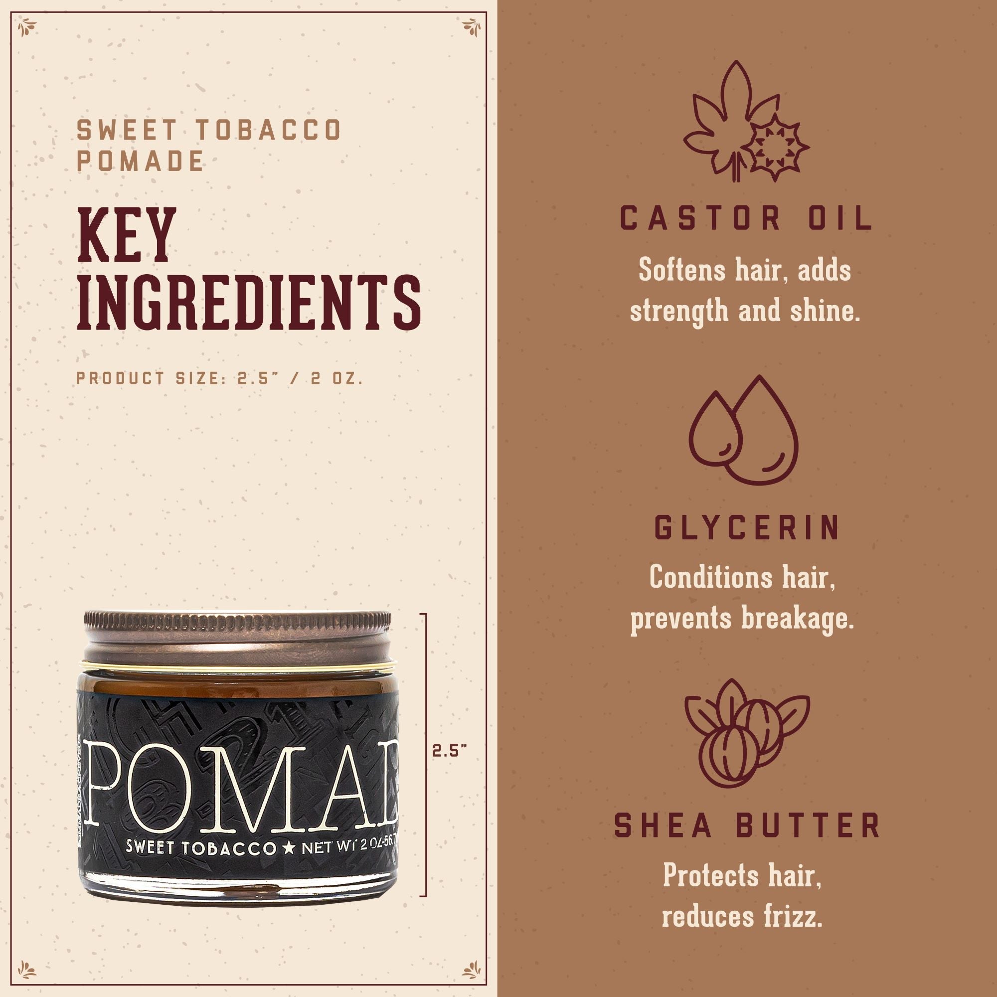 Pomade Coiffante - Sweet Tobacco