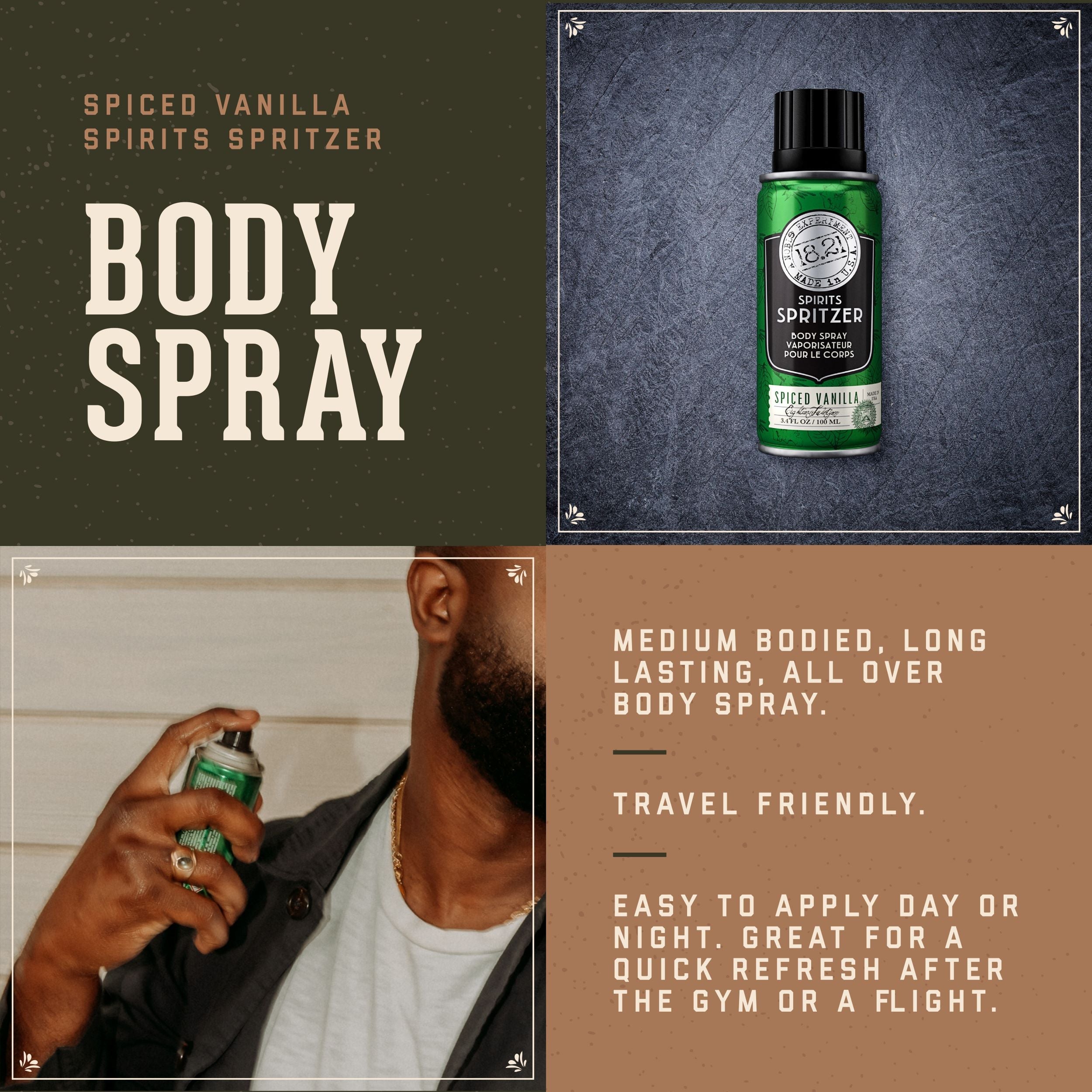 Spray Parfumé pour le Corps Spiced Vanilla