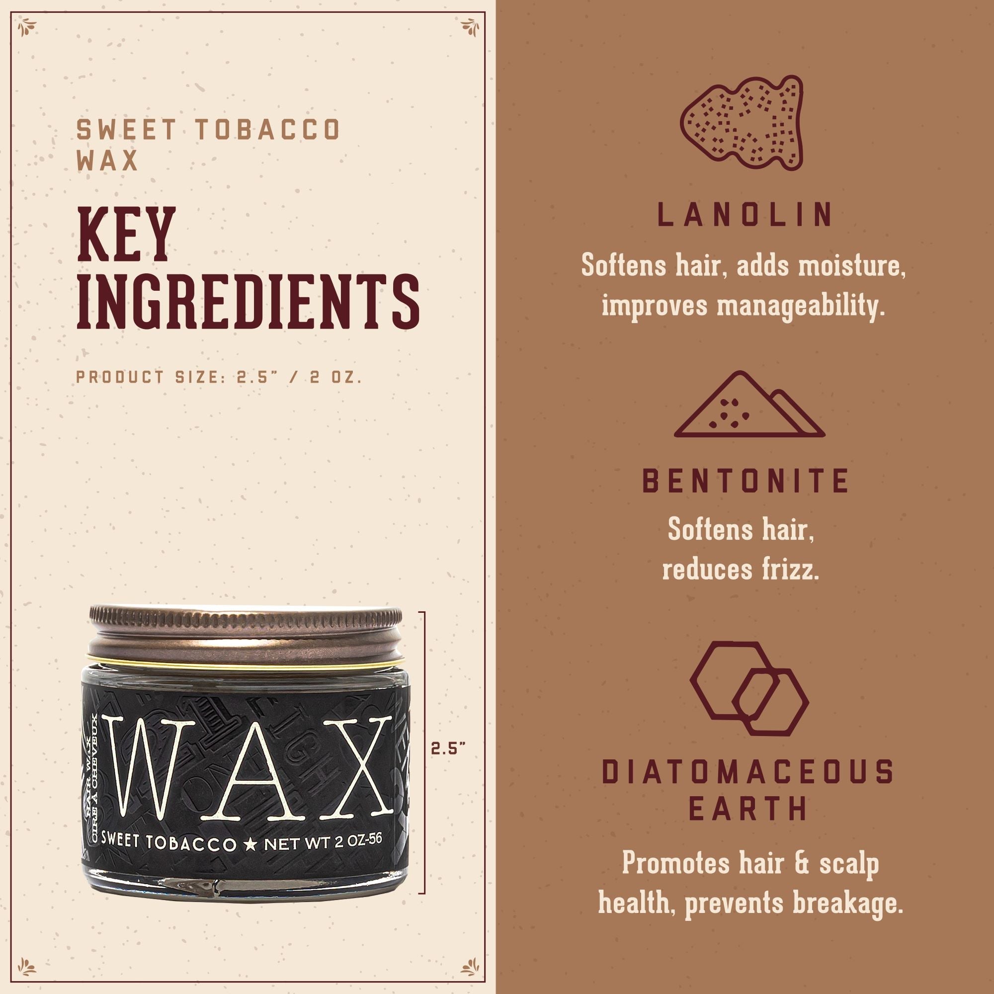 Cire Coiffante - Sweet Tobacco 60ml