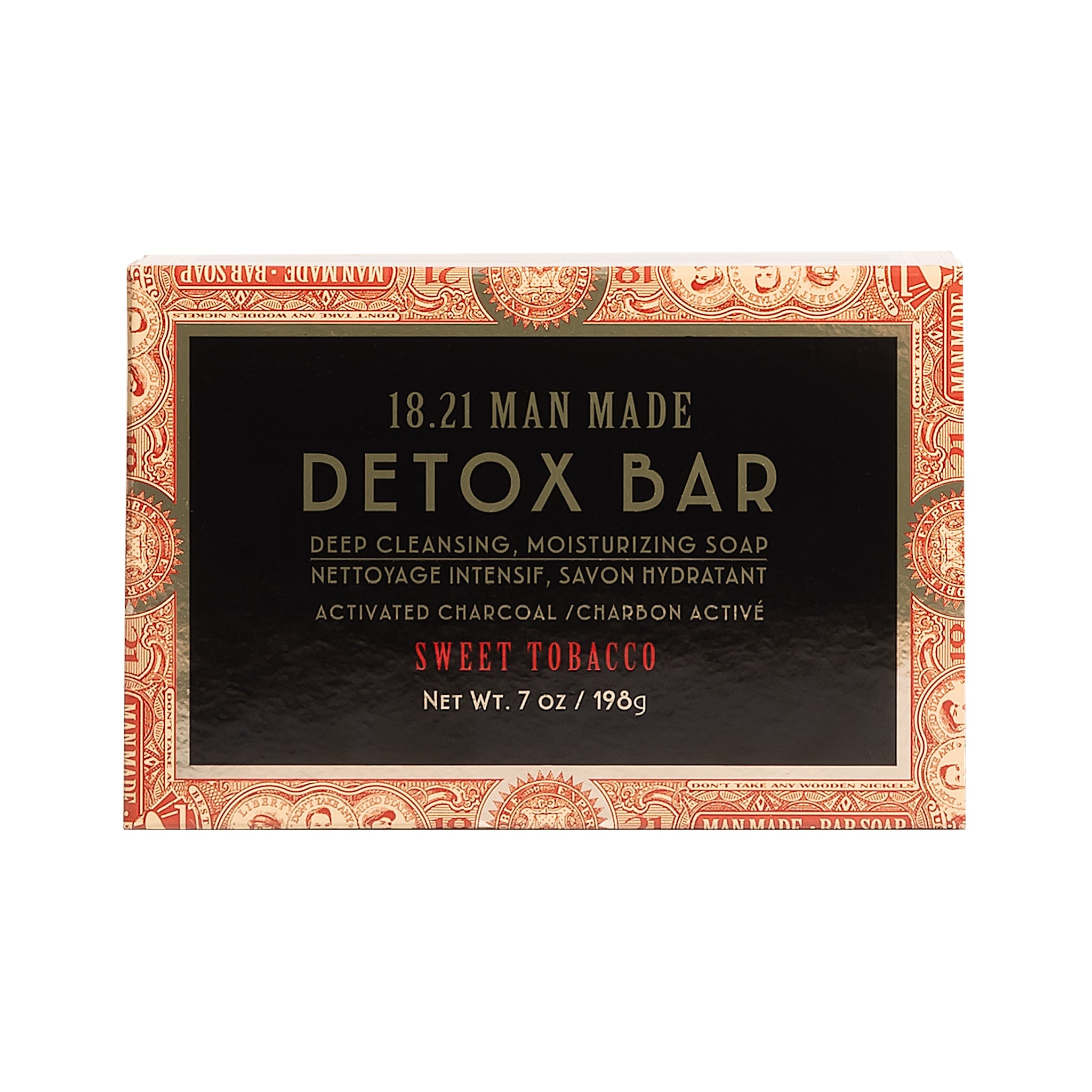Savon Noir Détoxifiant & Hydratant au charbon actif Sweet Tobacco