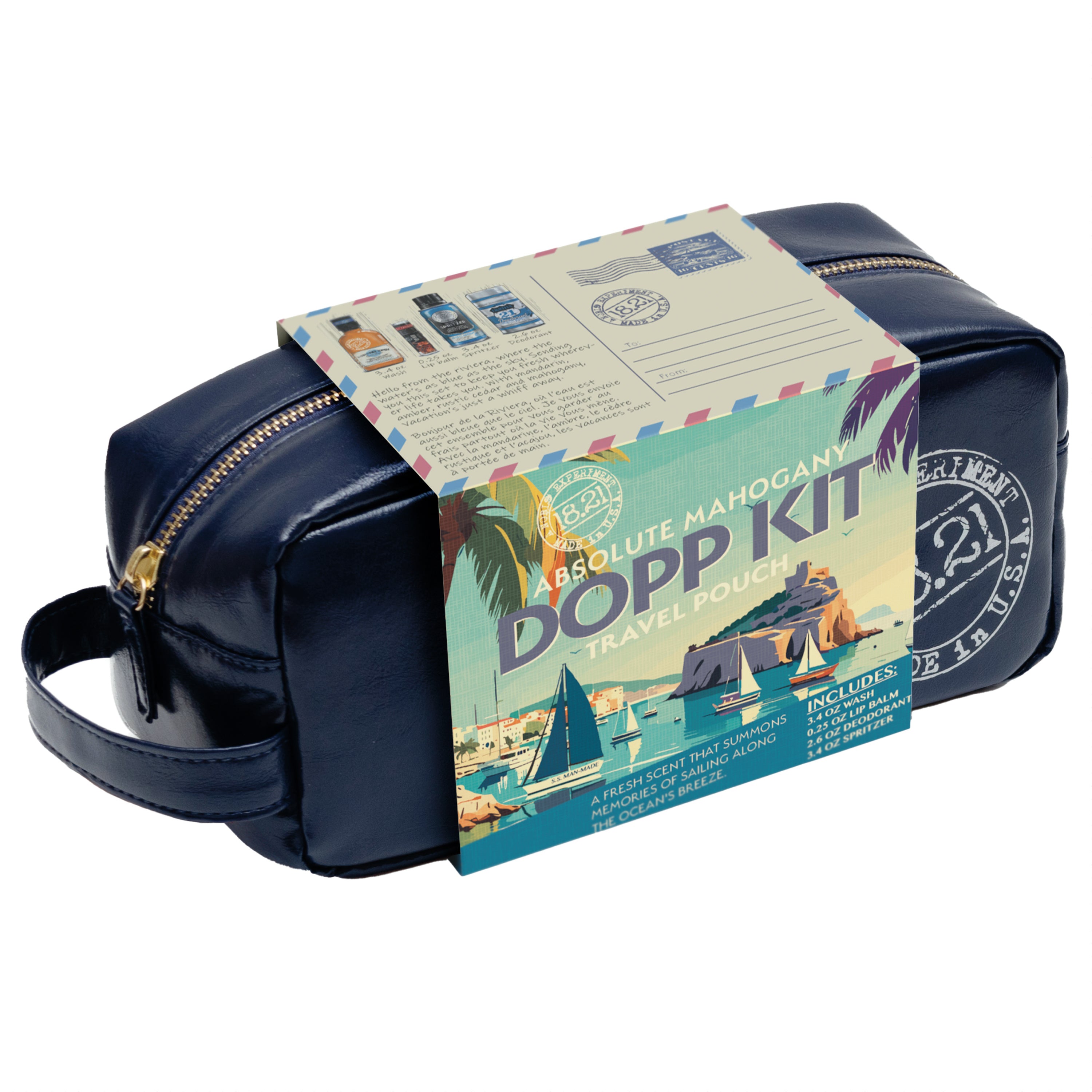 Trousse de Voyage en cuir Absolute Mahogany