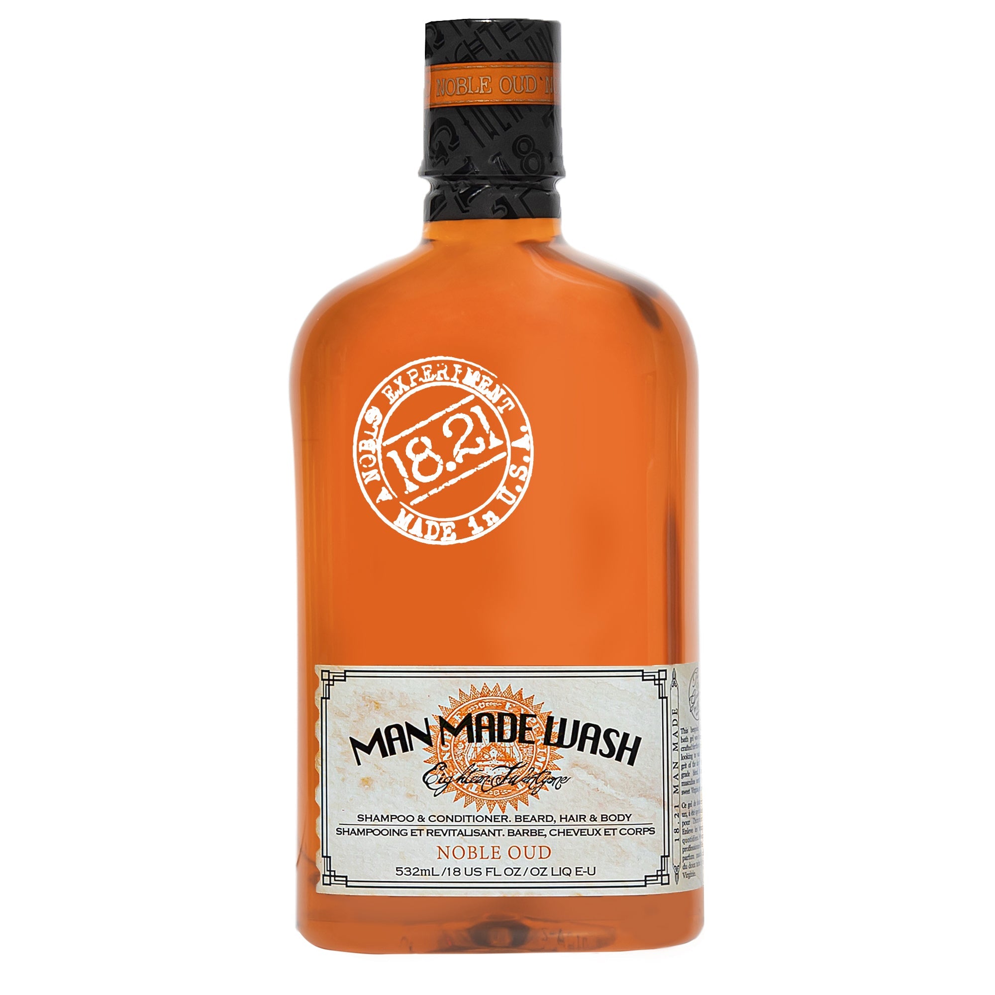 18.21 Man Made Noble Oud Wash 18oz