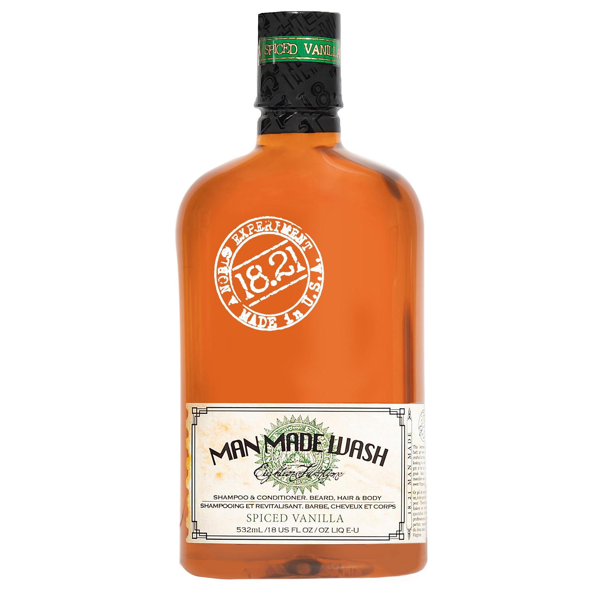 Spiced Vanilla Wash 18oz Size