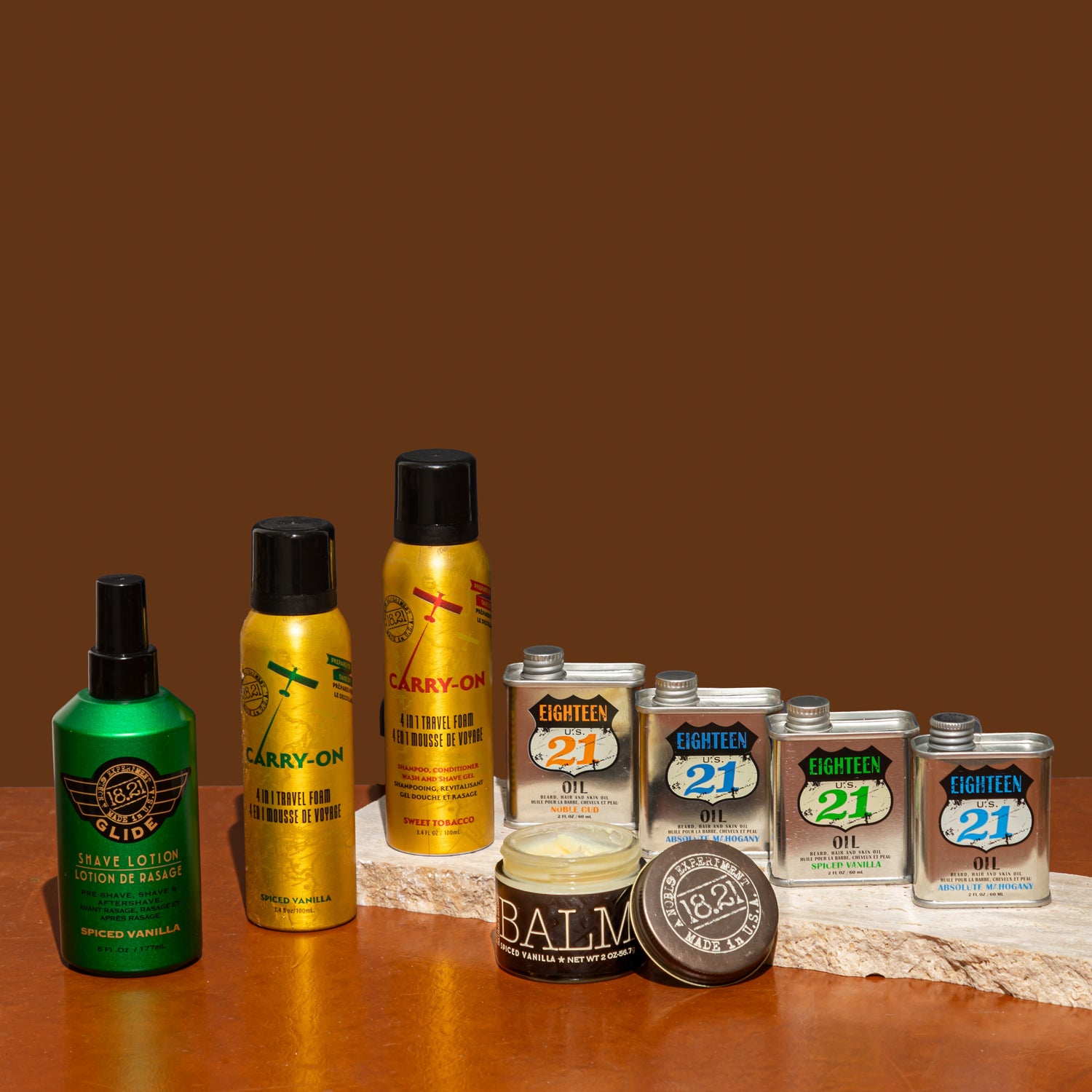 Des produits haut de gamme pour la barbe et le corps 18.21 man made
