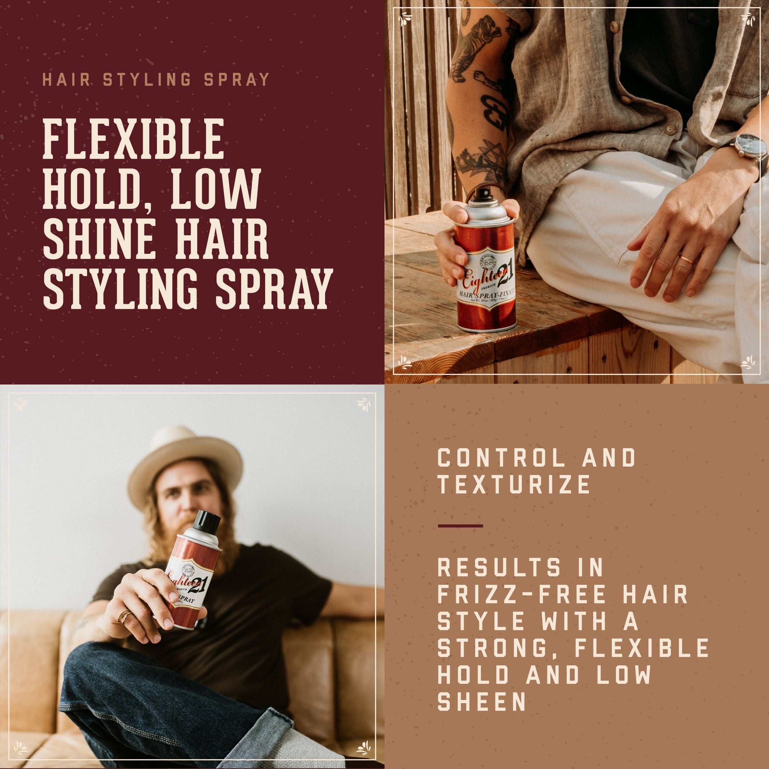 Spray Coiffant Premium - Sweet Tobacco