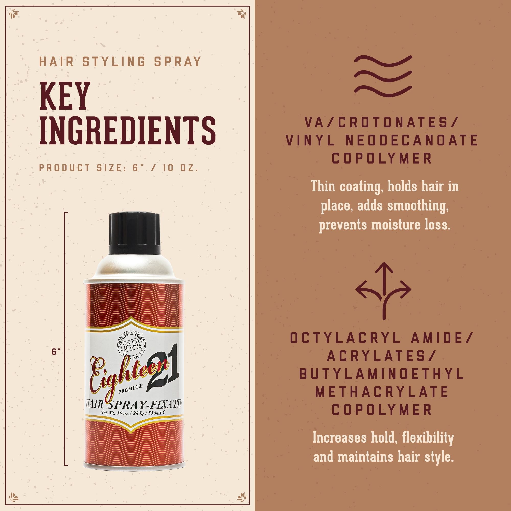 Spray Coiffant Premium - Sweet Tobacco